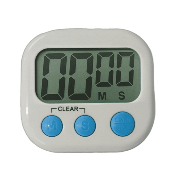 GJX 2026 New Kitchen Timer Large Screen Display Visual Timer Digital Stopwatch Function Kitchen Timers for Cooking for Home Kitchen Baking Cooking White