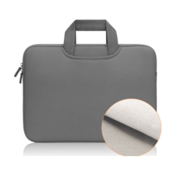 GJX 2026 New Laptop Sleeve 11 Inch Waterproof Laptop Sleeve Scratch Resistant Plush Tablet Carrying Case for Macbook Apple Samsung Chromebook Hp Acer Lenovo for Travel Office Gray