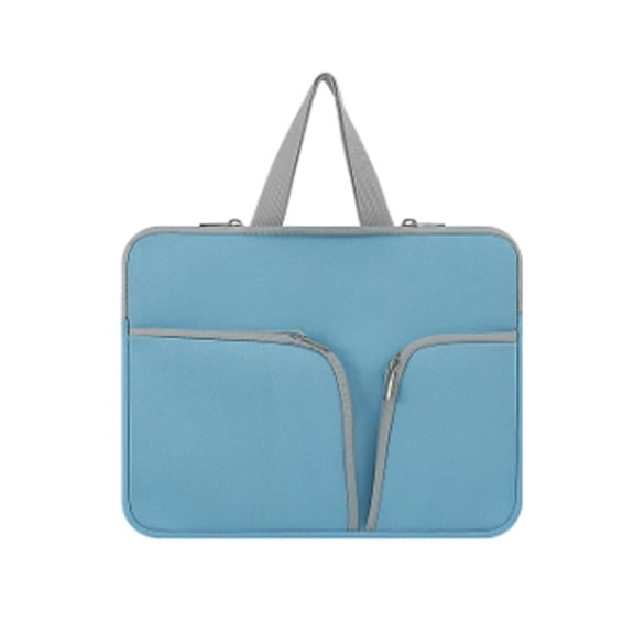 GJX 2026 New Laptop Sleeve 14 Inch Waterproof Laptop and Tablet Sleeve with 2 Storage Bag Tablet Carrying Case for Macbook Samsung Ipad Chromebook Hp Acer Lenovo,Blue