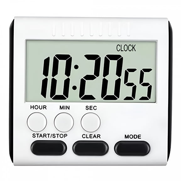 GJX 2026 New Large Lcd Digital Kitchen Timer - Count Up/Down Clock Loud Alarm Magnetic Kitchen Timers for Cooking for Kitchen,Home,Restaurant,Baking