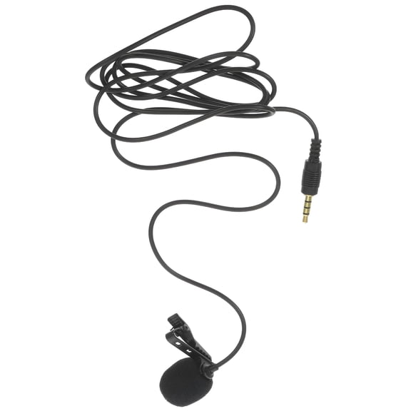 GJX 2026 New Lavalier Clip on Microphone Tiny Shirt Microphone Clip on Mic Lavalier Lapel Microphone for Interviews,Presentations,Vlogging,Podcasting,Public Speaking,Video Recording