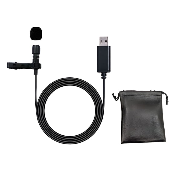 GJX 2026 New Lavalier Microphone Sensitive Stereo Omni-Directional Portable Usb Pc Computer Recording Microphone for Outdoor,Podcasting,Interviews,Youtube,Streaming,Video Recording