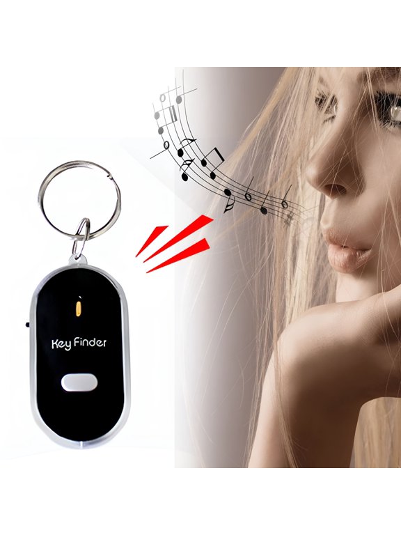 2026 New Led Anti Lost Key Finder Locator Keychain Whistle Sound Control Keyring Seeker for Keys, Bags, Wallets, Pets, Luggage, Personal Items