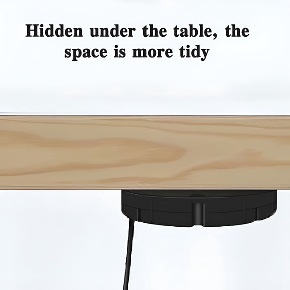 GJX 2026 New Long Distance Wireless Charger Invisible Marble Desktop Table Hidden Invisible Under Desk Wireless Charger for Office,Home,Bedroom,Desk,Livingroom