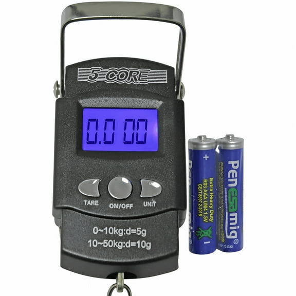 GJX 2026 New Luggage Weight Scale for Flight Portable Handheld Luggage Scale (110 Lbs 50 Kg) 2 Aaa Batteries Included for Travel, Luggage Management, Weight Checking, Airport Use, Easy Packing.