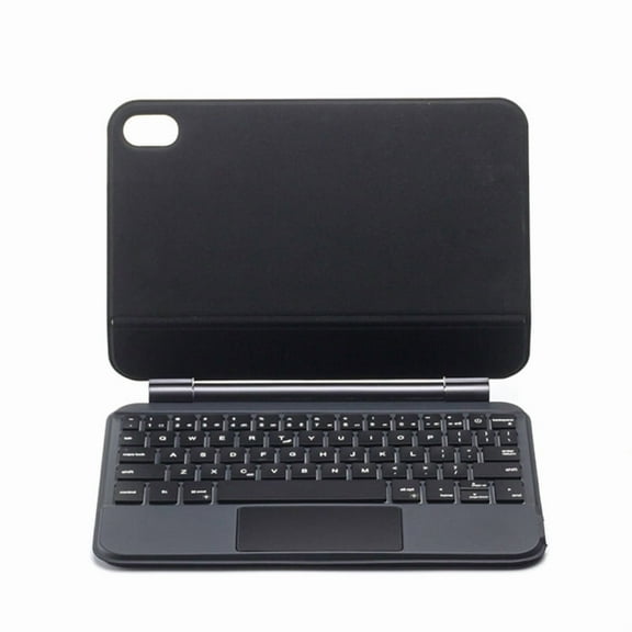 GJX 2026 New Magic Keyboard Case Compatible with Mini 7(A17 Pro)/ Mini 6 2021 8.3 Inch,7 Colors Backlit Bluetooth Keyboard Case Cover with Multi-Touch Trackpad,White