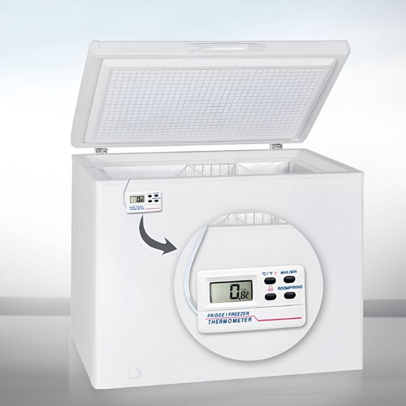GJX 2026 New Magnetic Alarm for Fridge and Freezer for Kitchen Appliances, Food Safety, Home Use, Temperature Monitoring, Refrigerators
