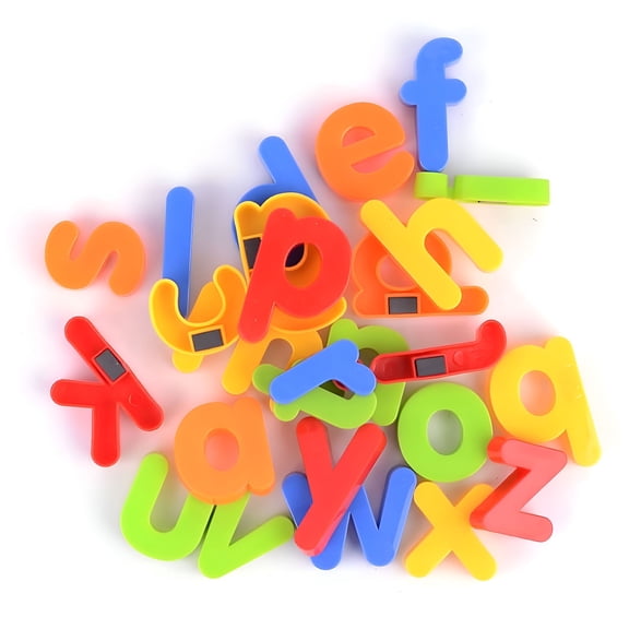 GJX 2026 New Magnetic Letters for Toddlers - Plastic Alphabet Abc Magnets Refrigerator Kids Uppercase Symbols for Fridge - Magnetic Letters and Numbers (26 Pcs)