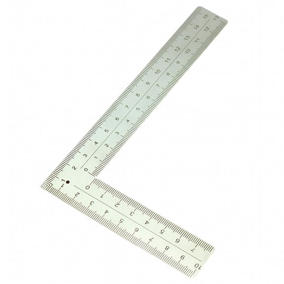 GJX 2026 New Measuring Ruler Etching Process Double-Sided Scale High Precision Stainless Steel 90 Degree L-Shaped Ruler Home Supply for Woodworking, Drawing, Diy, Crafting