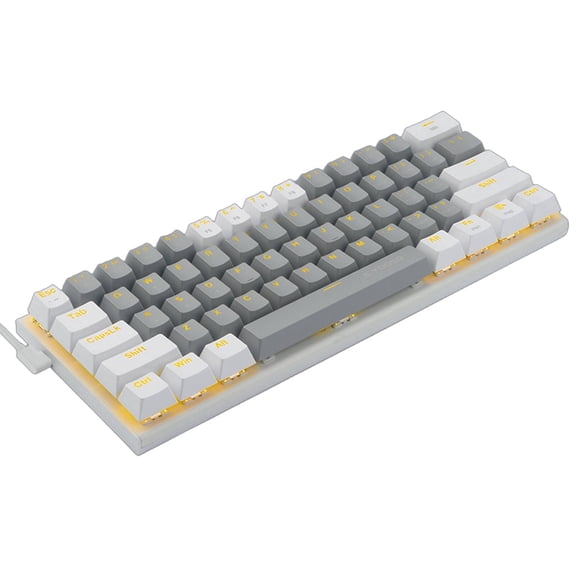 GJX 2026 New Mechanical Keyboard Adjustable Tilt 60% Keyboard Anti-Ghosting Silent Key Presses Gaming Keyboard Style 7 for Gaming Esports Typing Office Use Compact Setups Professional Workstations