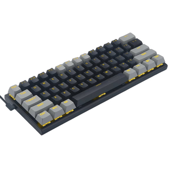 GJX 2026 New Mechanical Keyboard Adjustable Tilt 60% Keyboard Anti-Ghosting Silent Key Presses Gaming Keyboard Style 8 for Gaming Office Typing Streaming Esports.