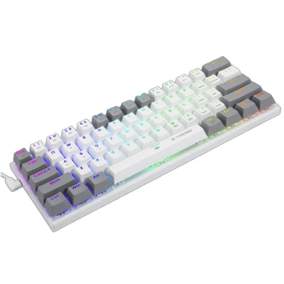 GJX 2026 New Mechanical Keyboard Precision Mechanical Switches 60% Keyboard Programmable Keys Quiet Operation Computer Keyboard for Windows Style 3