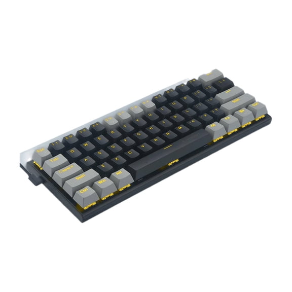 GJX 2026 New Mechanical Keyboard Precision Mechanical Switches 60% Keyboard Quiet Operation Multi-Layered Backlighting Computer Keyboard for Windows for Gaming Typing Office Programming Style 1