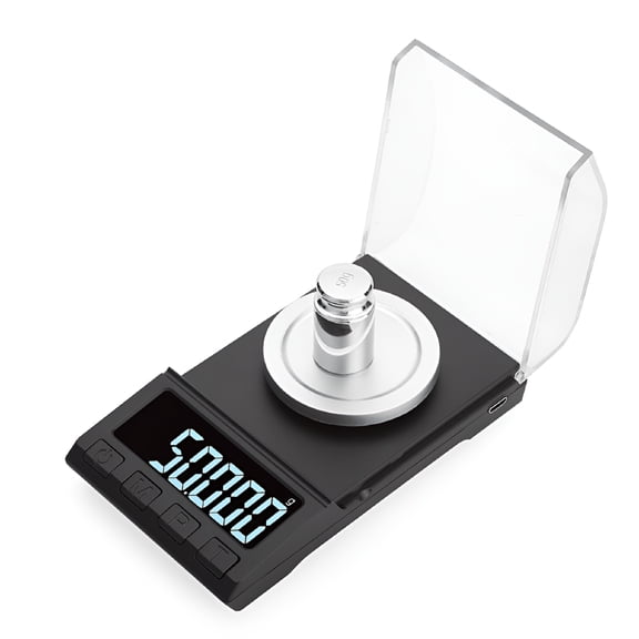 GJX 2026 New Milligram Scale 50 X 0.001G, High Precision Digital Jewelry Scale for Powder, Reloading Scales, Digital Scale for Jewelry,Lab,Crafts,Pharmacy,Diy