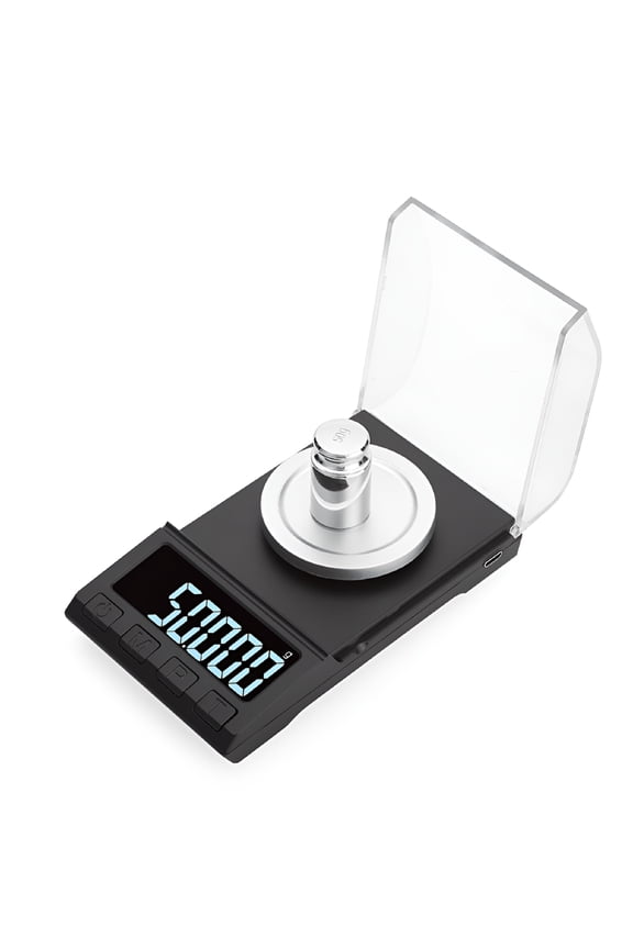 2026 New Milligram Scale 50 X 0.001G, High Precision Digital Jewelry Scale for Powder, Reloading Scales, Digital Scale for Jewelry,Lab,Crafts,Pharmacy,Diy