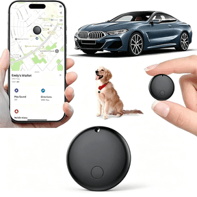 GJX 2026 New Mini Gps Tracker for Vehicles,Hidden Tracking Device for Vehicles,Car Tracker No Subscription Work with Find My,Vehicle Tracker with Audio for Kids,Dogs,Key,Luggage,Bag