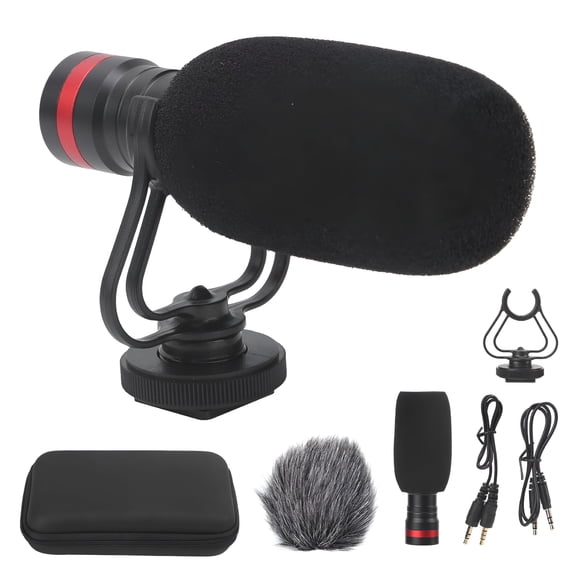 GJX 2026 New Mini Microphone High Sensitivity Camera Video Microphone for Dslr Camera Phone,For Vlogging,Interviews,Content Creation,Outdoor Recording,And Capturing Clear Audio.