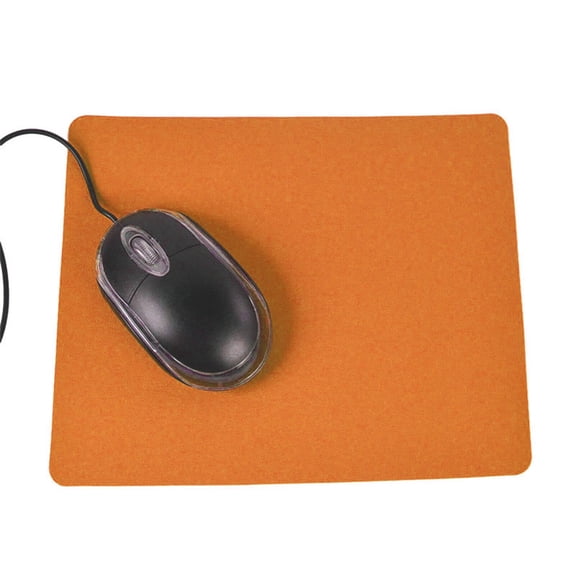 GJX 2026 New Mouse Pad Computer Mat Computer Mouse Pad Orange Forwork Office Use Home Desk Computer Gaming