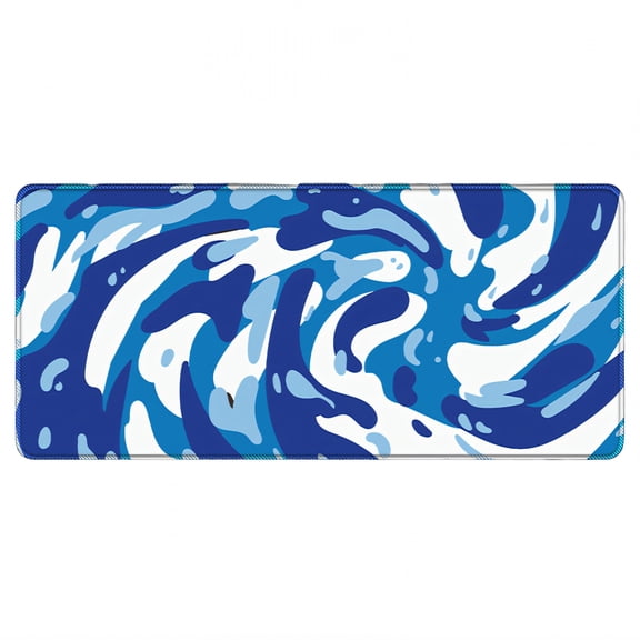 GJX 2026 New Mouse Pad Spill Resistant Surface Desk Pad for Keyboard and Mouse Simple Cleaning Process Desk Matt for Desktop for Office Home Study Gaming Desk Work Style1 12*24*0.2In