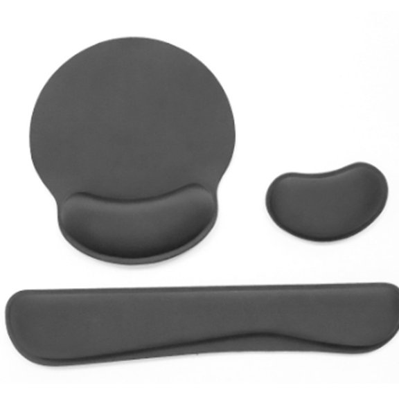 GJX 2026 New Mouse Pad with Wrist Support Anti-Slip Design Mouse Pad Smooth Surface Wrist Support Mat for Office Work Gaming Computer Use Long Hours of Typing Study Area Ergonomic Comfort