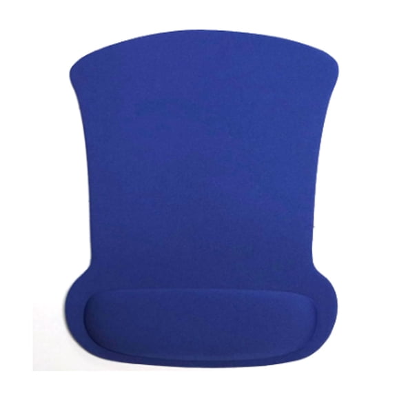 GJX 2026 New Mouse Pad with Wrist Support Ergonomic Memory Foam Desk Mat Non-Slip Mouse Mat Blue for Office Work Gaming Long Typing Sessions Computer Use Home Office Study Desk