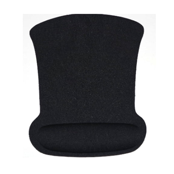 GJX 2026 New Mouse Pad with Wrist Support Slow-Rebound Memory Foam Desk Mat Modern and Stylish Design Mouse Mat Black for Office Work Computer Gaming Home Office Typing Study