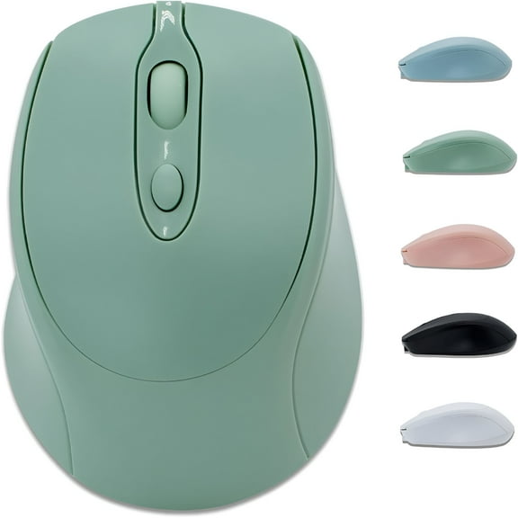 GJX 2026 New Mouse,Rechargeable Wireless Mouse for Laptop/Ipad/Macbook,Silent Mouse Portable Slim for Surface Pro/Pc/Tablet for Office,Home,Travel,Study,Gaming