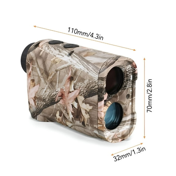 GJX 2026 New Outdoor Compact 6X Laser Range Finder Monocular Telescope 600M Hunting Rangefinder Golf Distance Meter Digital Rangefinder