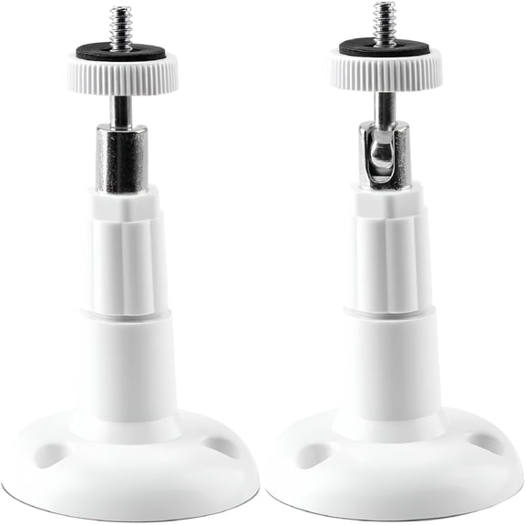 GJX 2026 New(Pack of 2)Indoor/Outdoor Security Camera Wall Mount,Adjustable Ceiling Bracket for Security Cameras and Other Compatible Models for Home,Office,Store,Garage(White)