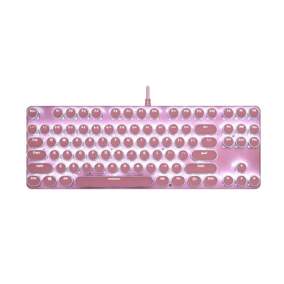 GJX 2026 New Pc Gaming Keyboards Comfortable Light Up Keyboard Mechanical Feel Stable Led Keyboard for Gaming Office Home 151