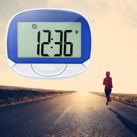 GJX 2026 New Pedometer for Walking Clip on Portable Step Counter for Steps and Miles Calories Men Women Kids Sports Running