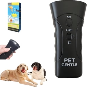 GJX 2026 New Pet Gentle Anti Barking Device, Ultrasonic Dog Bark Deterrent with 3 Training Modes, Led Light & Flashlight, Effective Training Tool for Small to Large Dogs