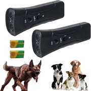 GJX 2026 New Pet Gentle Trainer Ultrasonic for Dogs, Portable Pet Anti Barking Device with Battery, Durable Pet Device Compact Design for Training and Bark Control 2Pcs