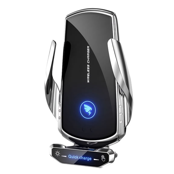 GJX 2026 New Phone Holders Automatic Clamping Wireless Charger Car Smart Infrared Sensor Vent Mount Mobile Phone Bracket Stand for Driving,Navigation,Calls,Hands-Free Use,Music