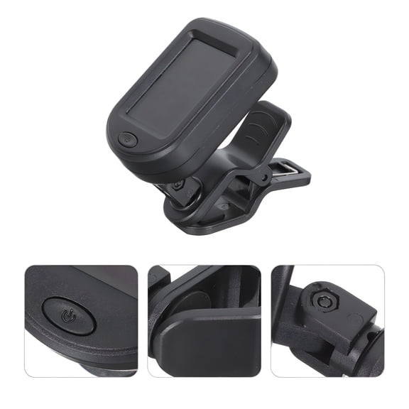 GJX 2026 New Portable Clip-On Tuner for Guitar Bass Violin Ukulele Music Practice,For Tuning Instruments,Music Lessons,Practice Sessions,Musicians On-The-Go,Home Studios
