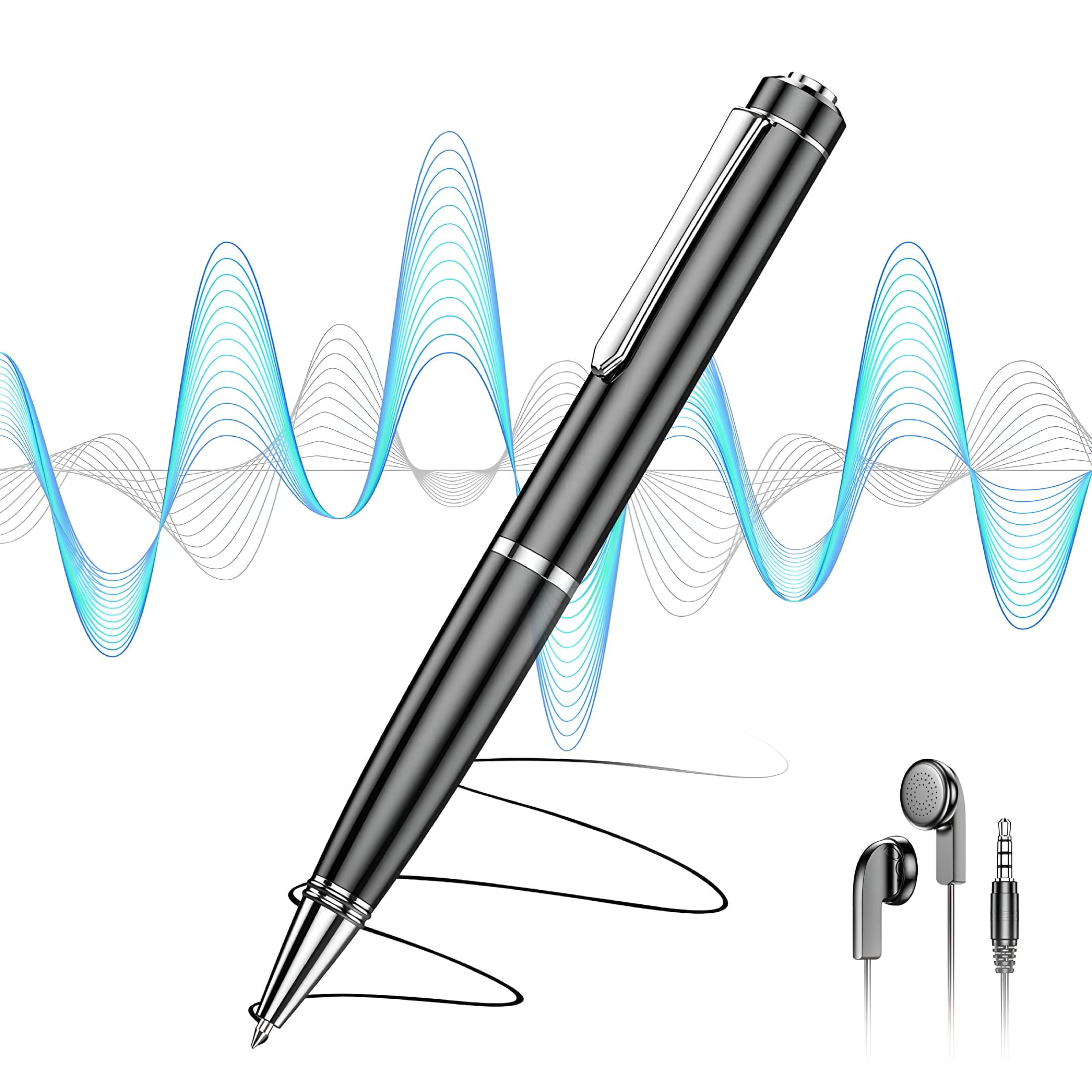 GJX 2026 New Portable Digital Voice Recorder-Voice Activated Recorder with Mp3 Usb Playback-Audio Recording Device for Lectures Meetings Classes
