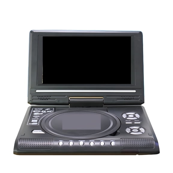 GJX 2026 New Portable Hd 7.8 Inch Tv Home Car Dvd Player Vcd Cd Dvd Player Rotate Lcd Screen,For Travel,Car,Home,Picnic Easy Use