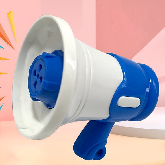 GJX 2026 New Portable Mini Megaphone with Record & Playback - Prank Toy for Parties, Games, Kids & Adults, Battery-Powered Loudspeaker (Multicolor)