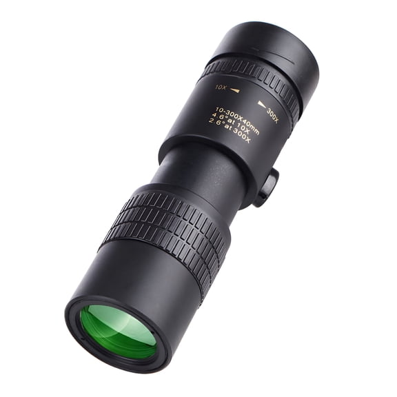 GJX 2026 New Portable Spotting Scope with Smartphone Holder 10-300X Adjustable Magnification, Bak4 Prism, Tripod Included Bird Watching, Hiking