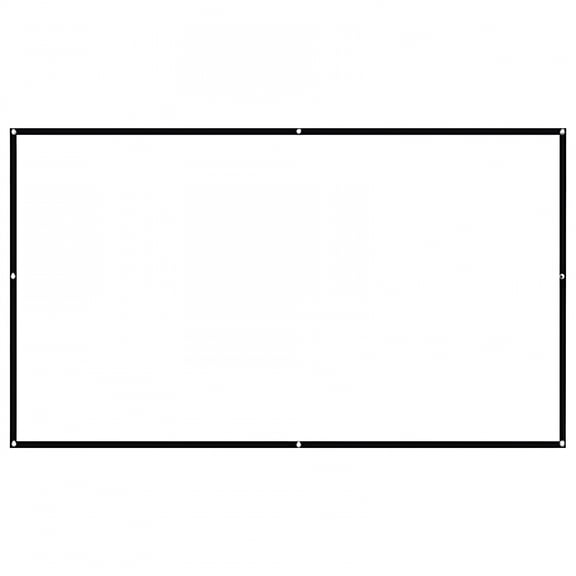 GJX 2026 New Projector Screen 84/100/120 Inch,Movie Projector Screen 16:9 Foldable&Portable Anti-Crease Indoor Outdoor Projection Double Sided Video Projector Screen for Home,Party,Office,Classroom