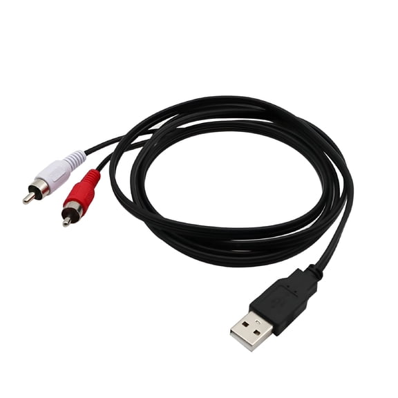 GJX 2026 New Rca to Usb Cable for Audio,Video,Recording,Streaming