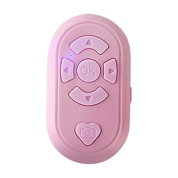 GJX 2026 New Rechargeable 150Mah Shutter Remote Control for Phone Camera,Suitable for Scrolling Videos,Turning Pages,And Adjusting Volume-Compatible with Tablets(Pink)