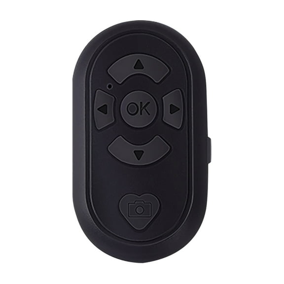 GJX 2026 New Rechargeable 150Mah Shutter Remote Control for Phone Camera,Suitable for Scrolling Videos,Turning Pages,And Adjusting Volume,Compatible with Tablets(Black)
