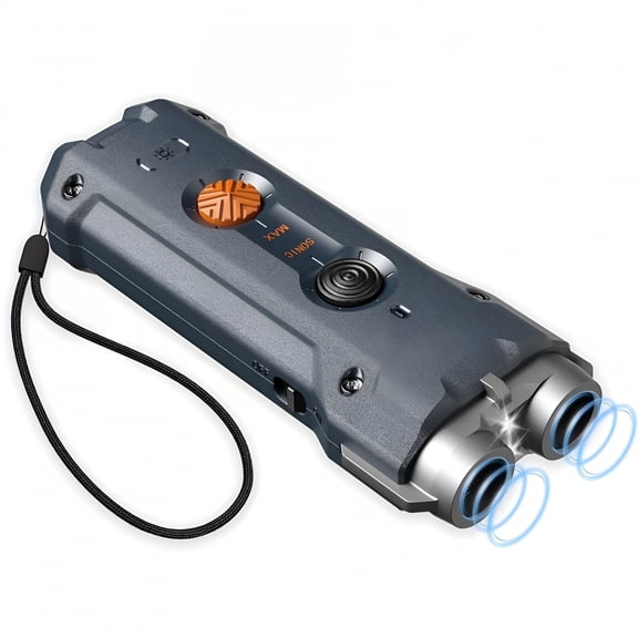 GJX 2026 New Rechargeable Dog Barking Deterrent Device, Anti Barking Training & Safety Tool, Dual Soundwave, 35Ft, Led Flash, Usb Charge.