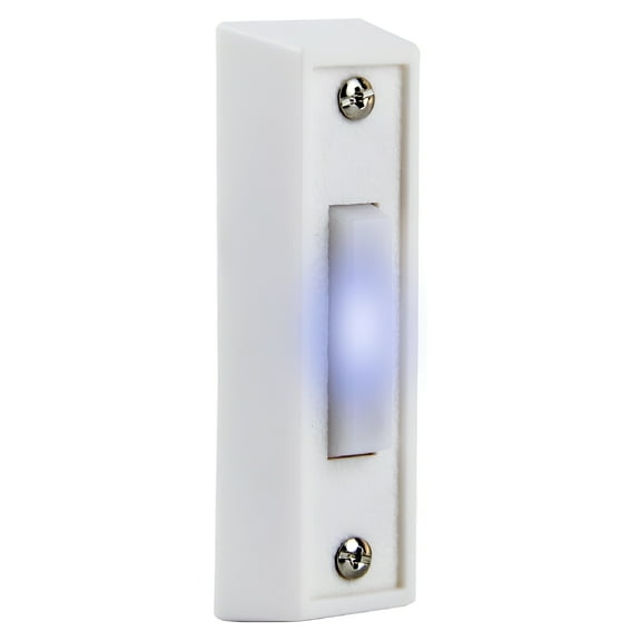 GJX 2026 New Replacement White Light Wired Doorbell Ringer Push Buttons for Home Security for Front Doors, Entrances, Security Systems, Home Improvement, Residential Areas.