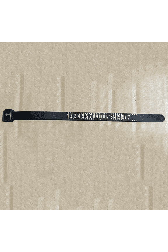2026 New Ring Sizer Measuring Tool, Accurate Ring Sizers for Loose Rings 1-17 Usa Ring Sizer Tool (1Pc, Black), for Resizing Rings, Jewelry Making, Custom Fittings, Ring Adjustments, Diy Projects