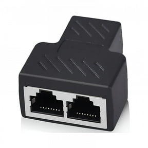 GJX 2026 New Rj45 1To2 Splitter Lan Network Ethernet Cable Connector for Network Connections,Data Transfer,Home Office,Internet Setup,Computer Networking,Router Linking