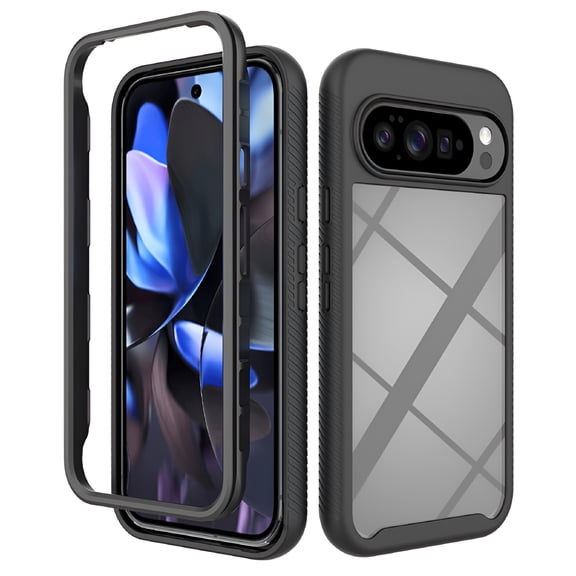 GJX 2026 New Rugged Protective Case,Two-Layer Shock Absorption Bumper Cover with Camera and Screen Edge,360 Full Body Defense,Anti-Slip Grip Phone Case for Outdoor,Travel,Work,Home,Office