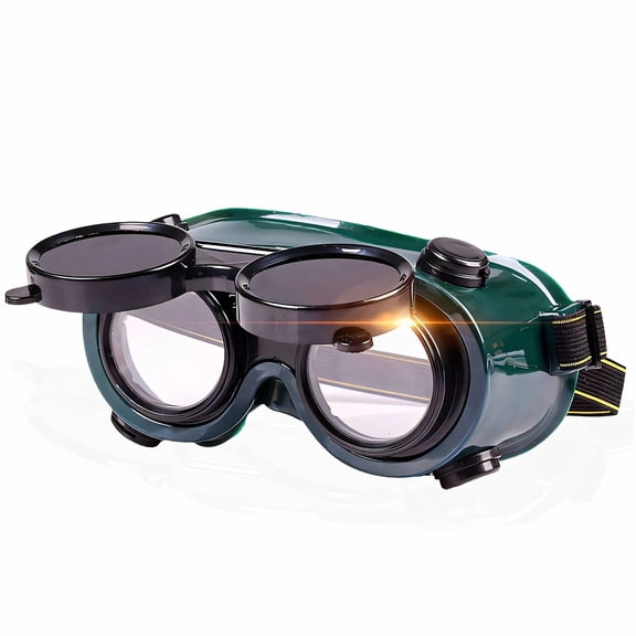 GJX 2026 New Safety Glasses,Welding Protection Safety Goggles for Men,High-Temperature Resistant Safety Glasses