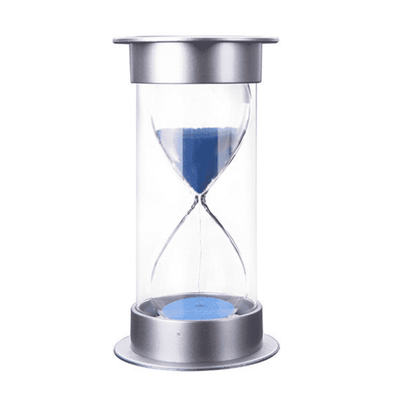 GJX 2026 New Sand Timer Modern Design Hourglass Minimalist Style Hour Glass with Sand 30-Minute Timer for Kitchen Study Office Games